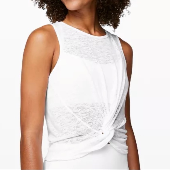 Lululemon breeze through twist tank NWOT - Picture 4 of 6